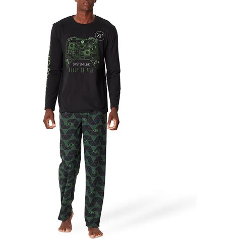 Xbox Mens Play Pajama Set Black Big W