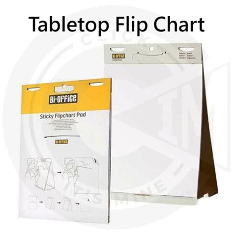 flip chart paper tabletop self stick flipchart pad 20 sheets 58 5 cm x 50 cm ebay