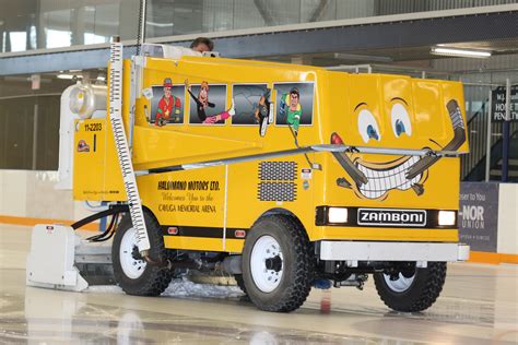 How The Zamboni Machine Works Heads Up By Boys Life