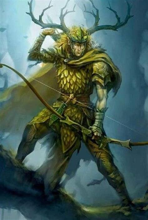 Wood Elf Archer Fantasy Warrior Fantasy Races Fantasy Rpg Medieval