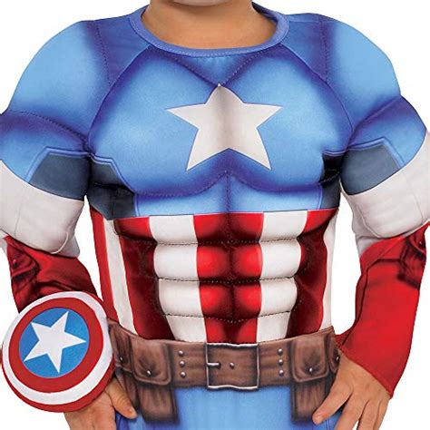 Suit Yourself Captain America Muscle Costume For Babies Size 6 12