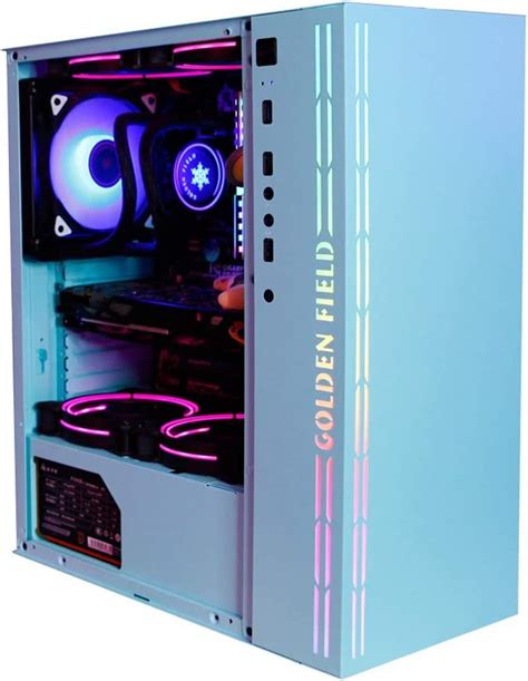 Wsnbb Blue Gaming Case Mid Tower Atx M Atx Pc Gaming Free Nude Porn Photos