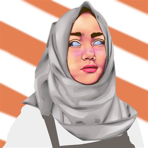 Artstation Hijab Girl Vexel