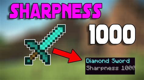 How To Get A Sharpness 1000 Sword In Minecraft 1162 2020 Youtube