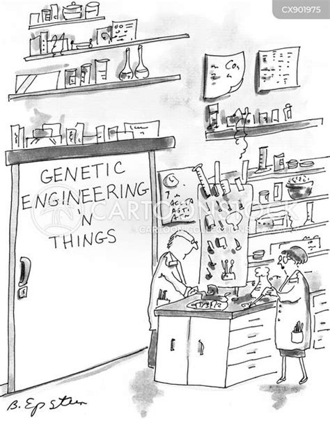 Genetic Engineering Cartoons And Comics Funny Pictures From Cartoonstock