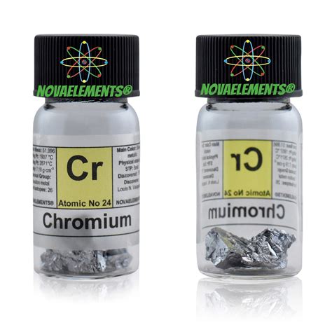 Chromium Metallic Element 24 Periodic Table Of Elements Etsy Uk