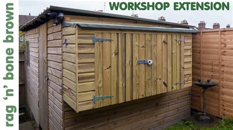 Building The Workshop Shed Extension Part 1 Of 2 Youtube