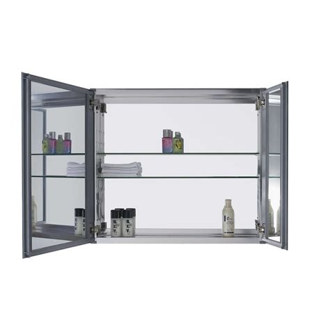 If you install a recessed cabinet, choose a a medicine cabinet surface mount is easier to install if you have concrete, poured plaster and other. Confiant 30" Mirrored Medicine Cabinet Recessed or Surface ...