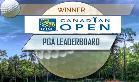 Rbc Canadian Open Winner 2019 Final Golf Results Today