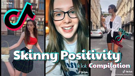body positivity self love tiktok compilation skinny edition youtube otosection