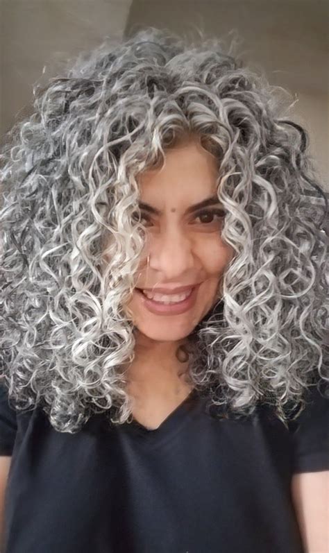 Curly Silver Hair Silver White Hair Grey Hair Over 50 Long Gray Hair