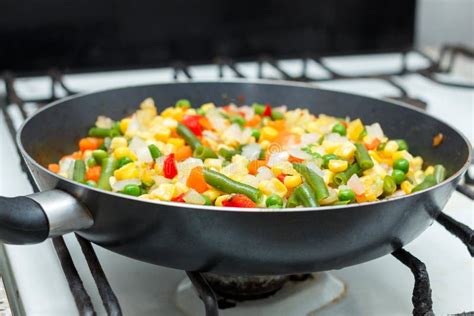 Fresh Vegetables In A Frying Pan Fresh Vegetable Products Freshly