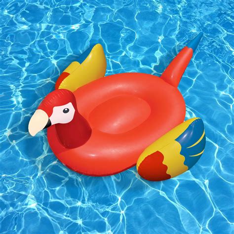 Swimline Swimming Pool Giant Rideable Tropical Parrot Inflatable Float Toy 90629 Walmart Canada