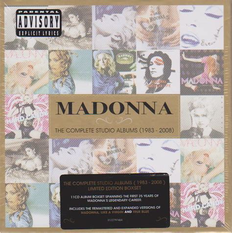 Madmusic1 My Madonna Collection Boxset The Complete Studio Albums