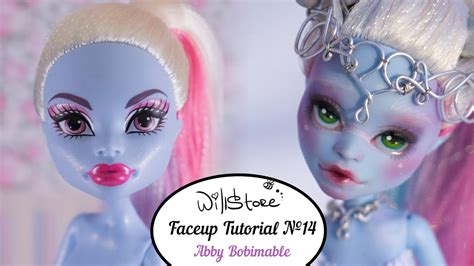 Faceup Tutorial №14 Abby Bominable Ooak Monster High Repaint Custom Doll Youtube
