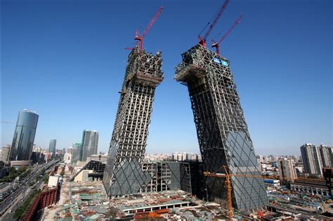 Complex Skyscraper Design China Central Television