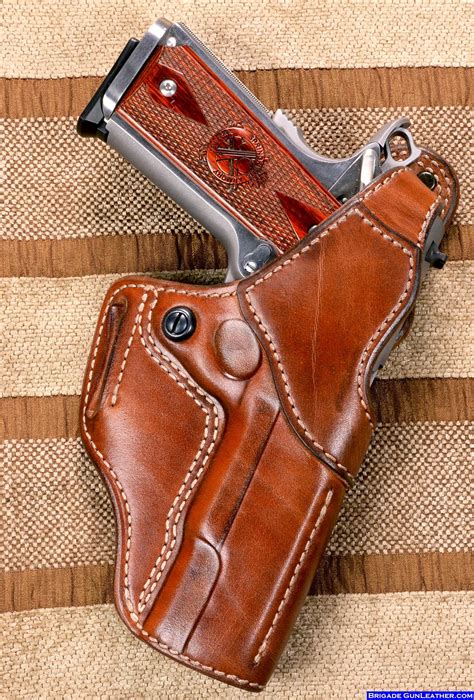 Usa Made 1911 Commander Handmade Leather Holster Pistol Holster