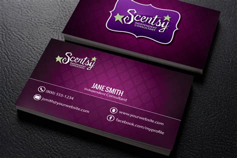Custom business cards ship free when you order with vistaprint. Scentsy Business Cards | Printing business cards, Free business cards, Scentsy