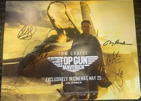 Competition Win A Poster Signed By Tom Cruise And The Cast Of Top Gun