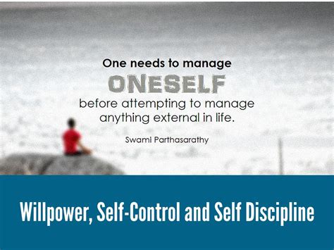Willpower Self Control Self Discipline By James