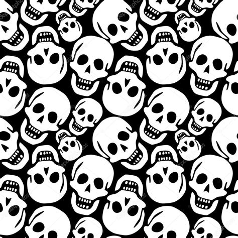 Skulls Pattern ⬇ Vector Image By © Robertosch Vector Stock 7742819