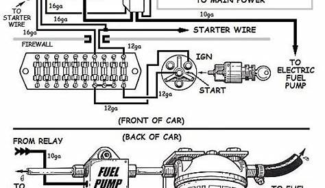 electric fuel pump schematic