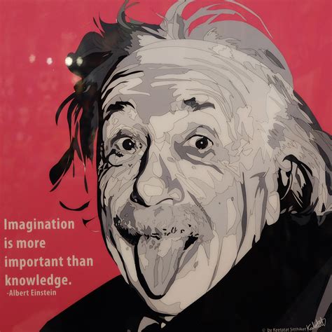 Albert Einstein Pop Art Poster By Infamous Inspiration