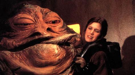 Leia Comes Face To Face With Jabba The Hutt In Return Of The Jedi Funny Pictures Star