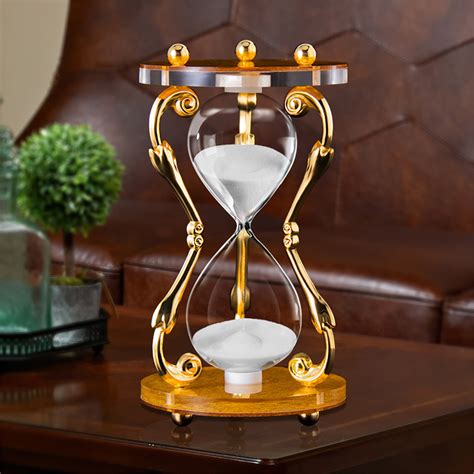 metal antique decorative hourglass hourglass timer 30 minutes etsy