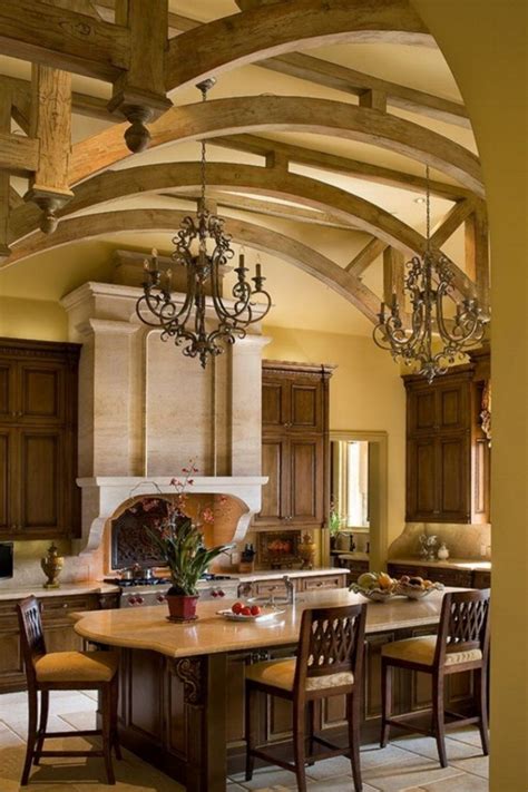 Gorgeous Kitchen With Trussed Ceiling By Jennifer Bevan