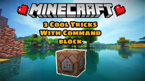 3 Cool Tricks With Command Block In Minecraft Bedrock Edition Youtube