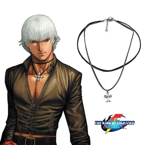 King Of Fighters 99 K Dash Cross Nacklace Game Cosplay Accessories In