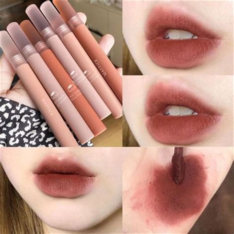 Buy Colors Velvet Matte Lipstick Long Lasting Waterproof Chestnut Lip Stick Red Liquid Lip