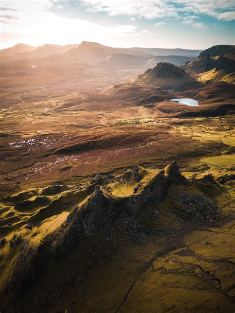 Aerial Shot Of The Quiraing Isle Of Skye Scotland Oc 2992x3992