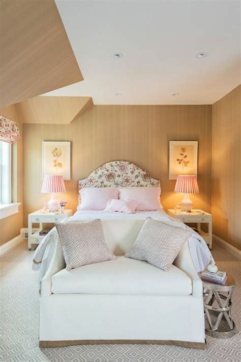 Pink And Beige Bedrooms Transitional Bedroom Lindsey Coral Harper