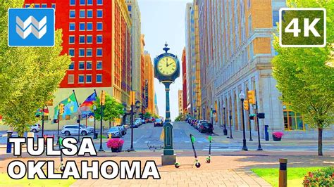 4k Downtown Tulsa Oklahoma Usa Virtual Walking Tour And Travel Guide