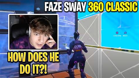 Faze Sway Does 360 Faze Sway Classic On Clix In A Wager Fortnite