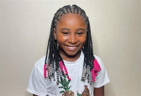 30 Braids And Beads Hairstyles For Kids Hairdo Hairstyle