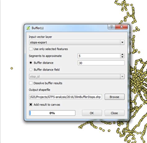 Vector Using Buffer Tool In QGIS Geographic Information Systems Stack Exchange