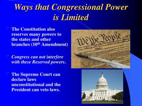 Ppt The Powers Of Congress Powerpoint Presentation Free Download