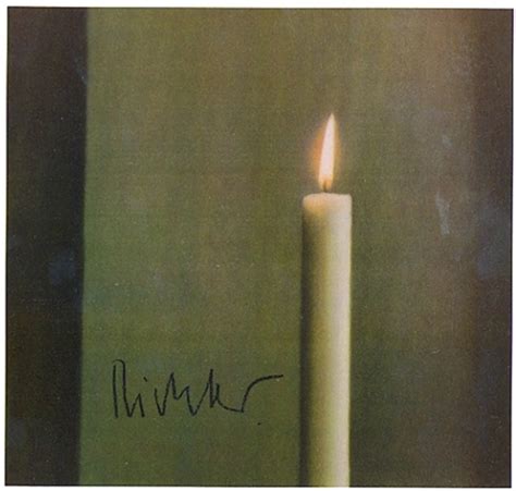 Kerze Candle I By Gerhard Richter On Artnet Auctions