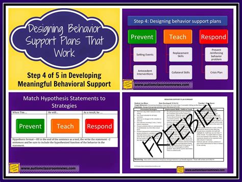 designing behavior support plans that work step 4 of 5 in developing meaningful behavioral