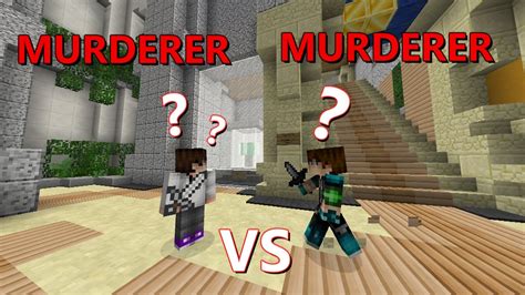 2 Murderers In 1 Game Minecraft Murder Mystery Youtube