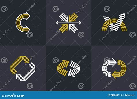 Flèche Vectoriel Logos Dorigine Définition Pictogramme Isolé Symbole