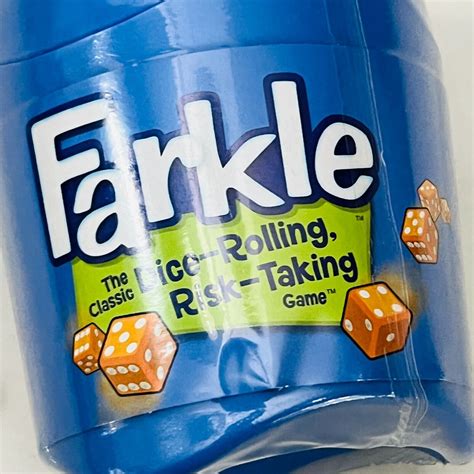 New Farkle Classic Dice Rolling Risk Taking Game Kids Party
