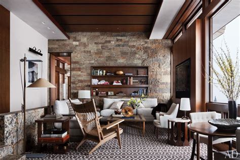 We especially love the living room and its connection to the outdoor living perfect mix of modern and rustic. A Modern Mountain Retreat | The Potted Boxwood