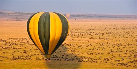Hot Air Balloon In Maasai Mara Bush Pumba Safaris