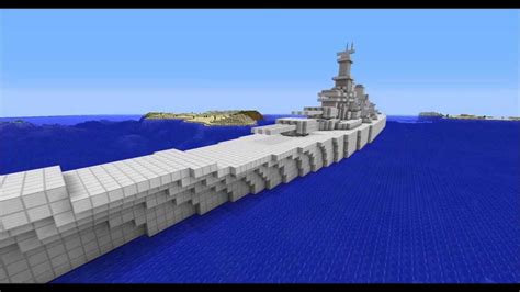 Minecraft Iowa Class Battleship Mk2 Youtube