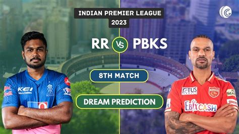 Rr Vs Pbks Dream11 Team Prediction 8th Match Tata Ipl 2023