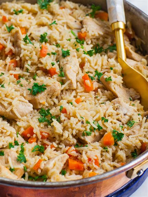 Easy Chicken Rice Pilaf Recipe Video Tatyanas Everyday Food